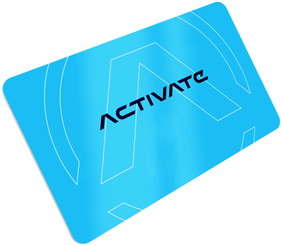 illustration of an Activate Games Gift Card