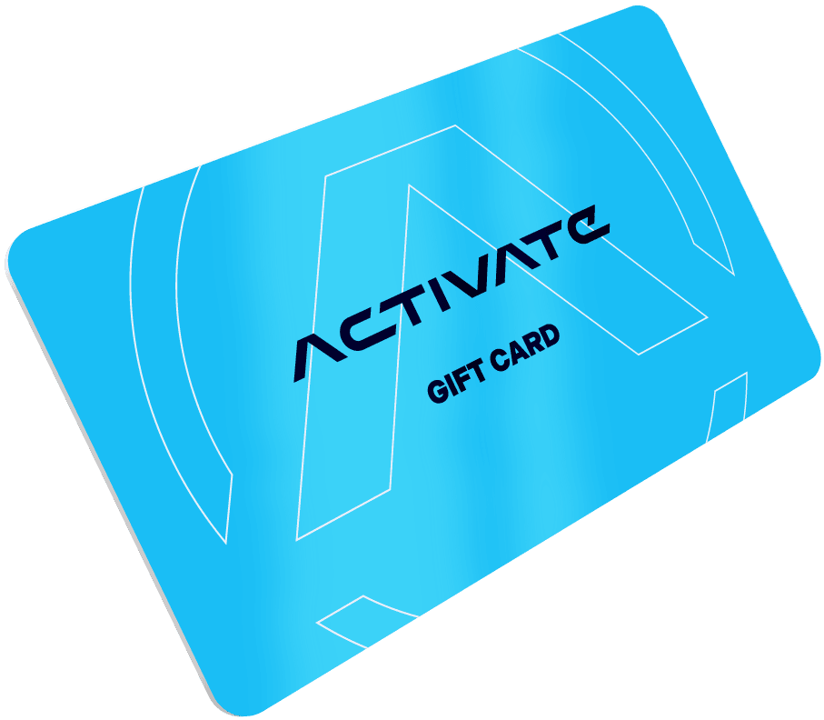 illustration of an Activate Games Gift Card