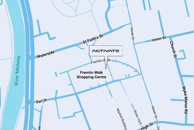 Get directions to Activate Maidstone (Kent) via Google Maps
