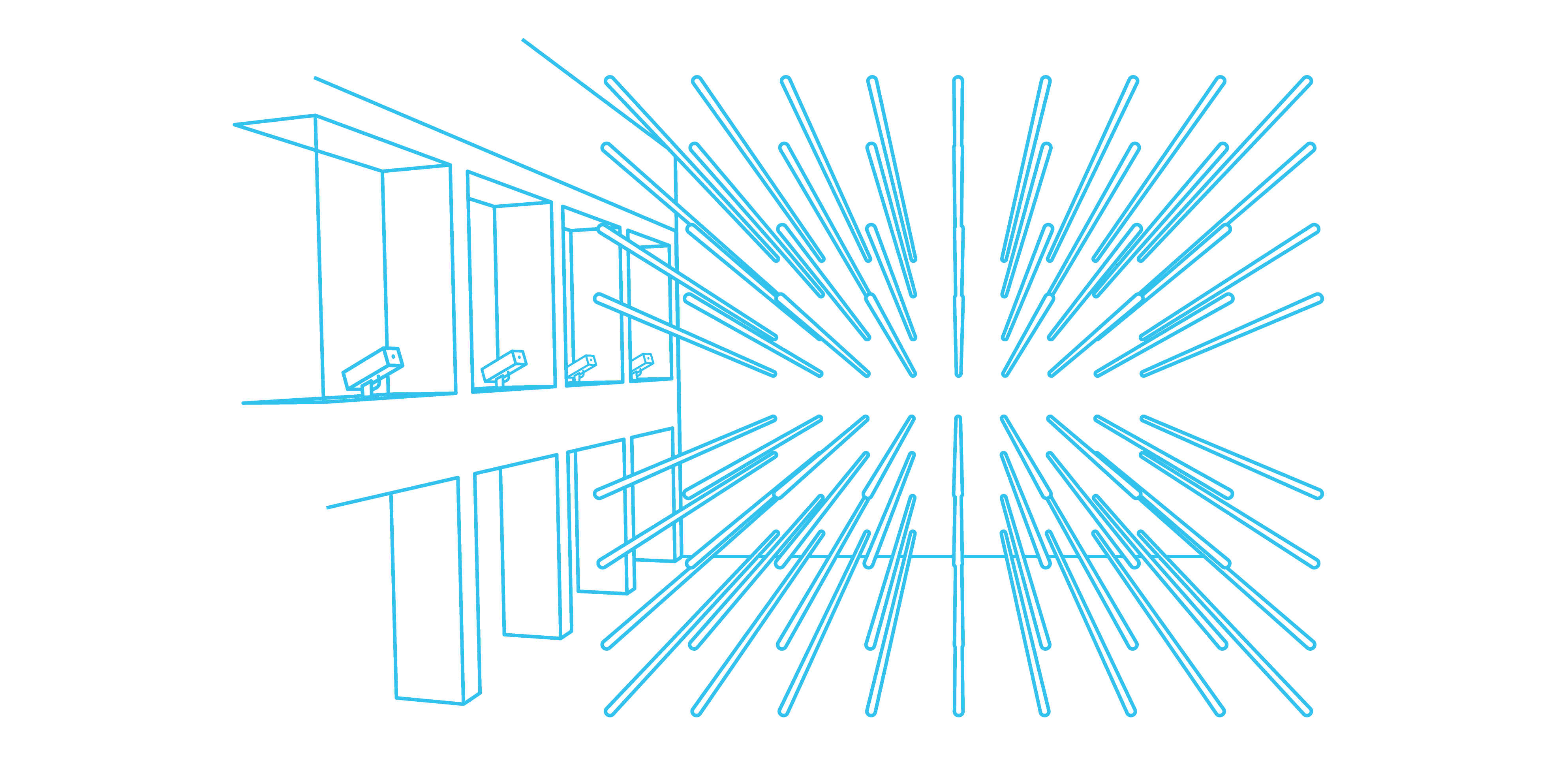 vector diagram of the game Mega Laser