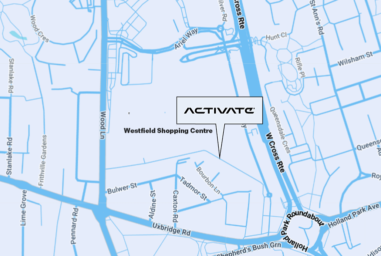 Get directions to Activate London (White City) via Google Maps
