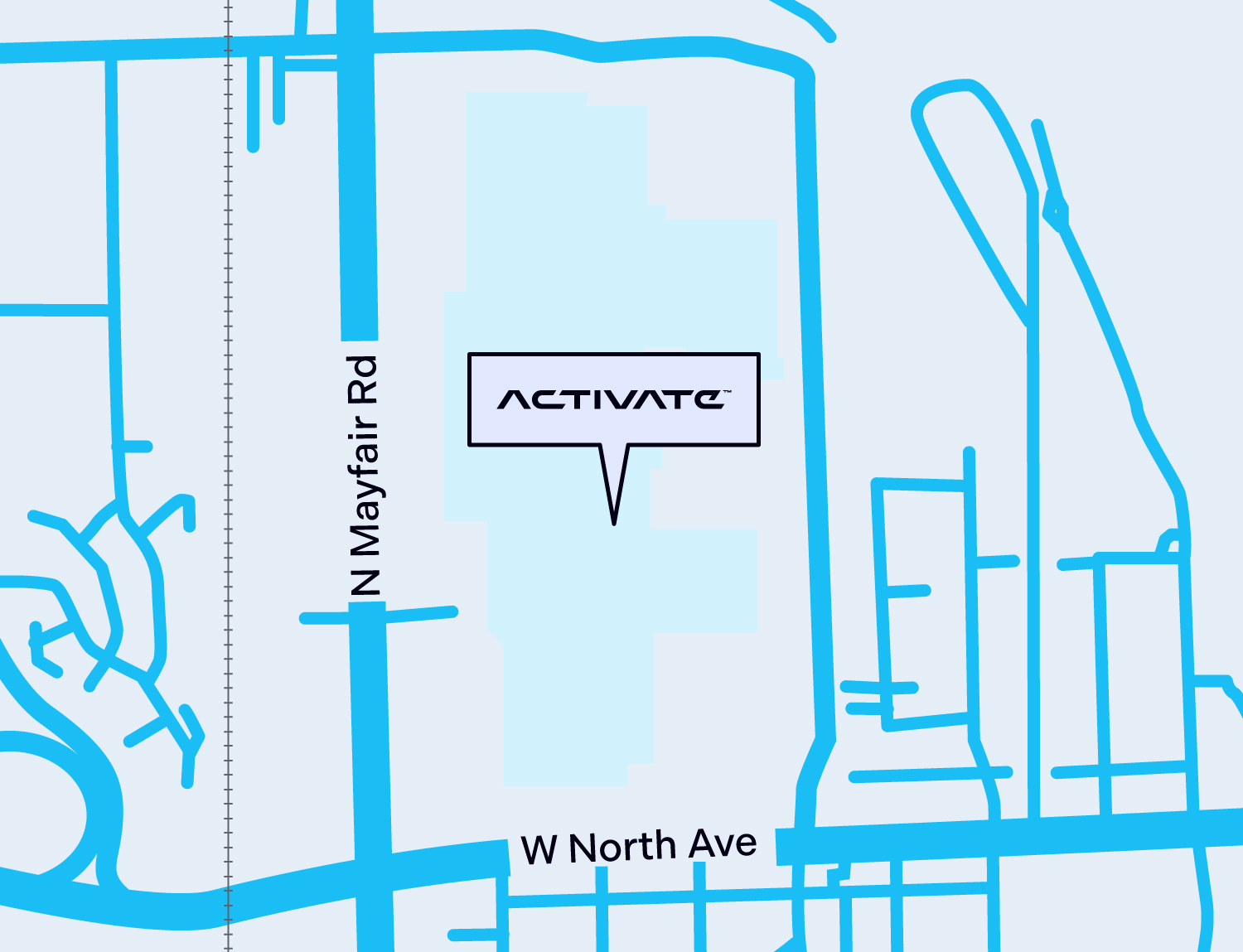 Get directions to Activate Milwaukee (Wauwatosa) via Google Maps