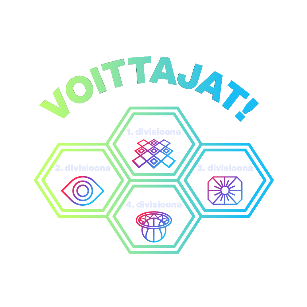 kuva, jossa näkyy teksti "Division Winner" pokaalikuvakkeen sisällä