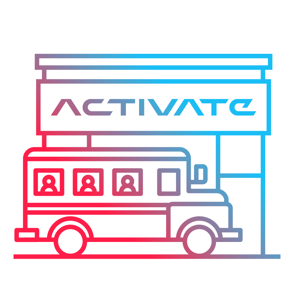 Icon shows bus denoting field trip