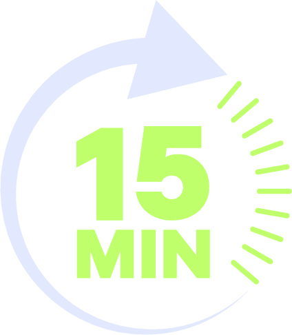 Kuva, joka edustaa kohdetta 15 minuuttia lisää