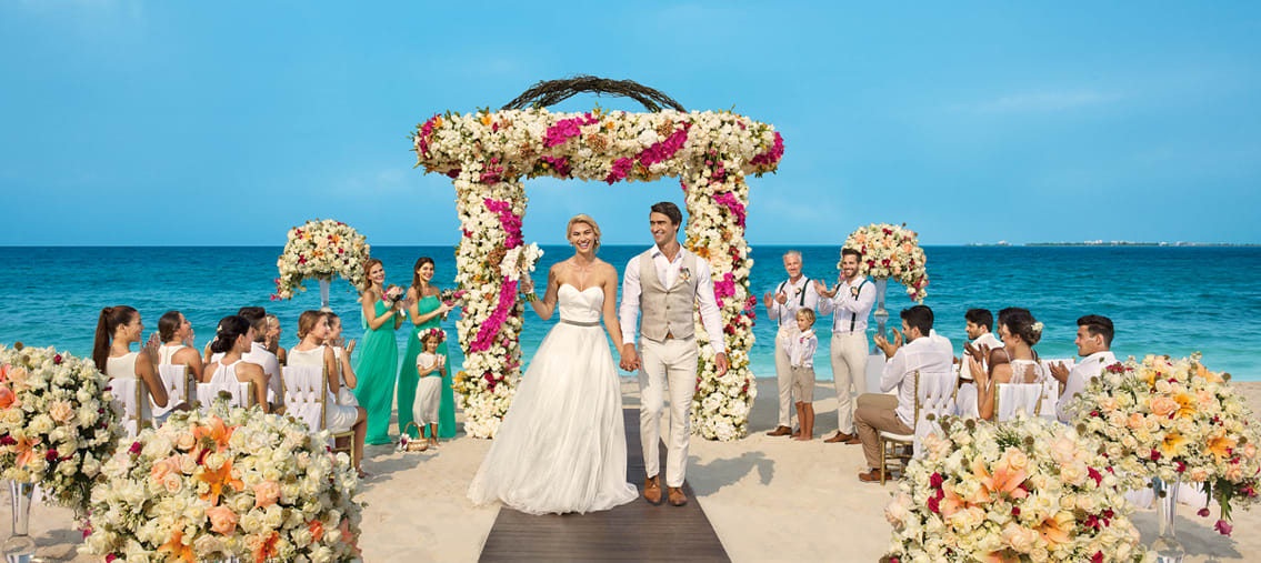Beach Destination Weddings In Riviera Maya Playa Mujeres