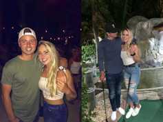 Gabi Powel caddying for Adam Svensson