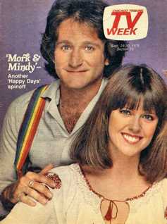 Robin Williams in a magazine