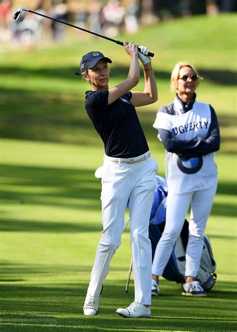 Di and Nick Dougherty - Golf