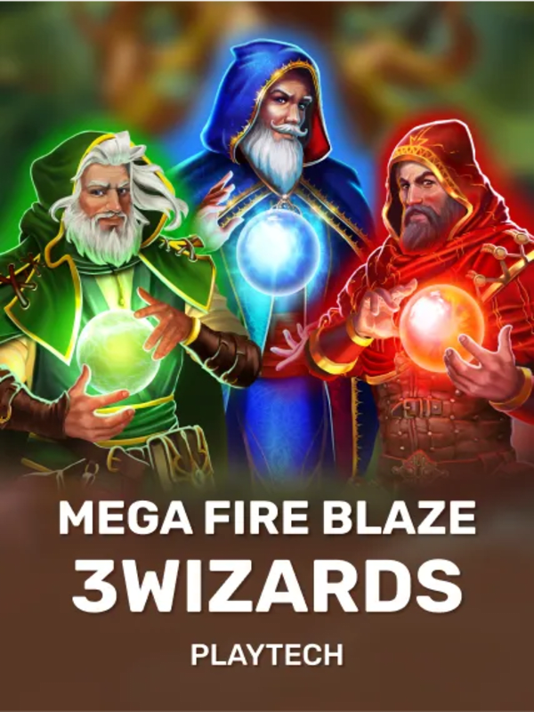 Mega Fire Blaze: 3 Wizards - Playtech
