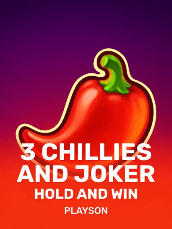 3 Chillies and Joker: Hold and Win - Playson