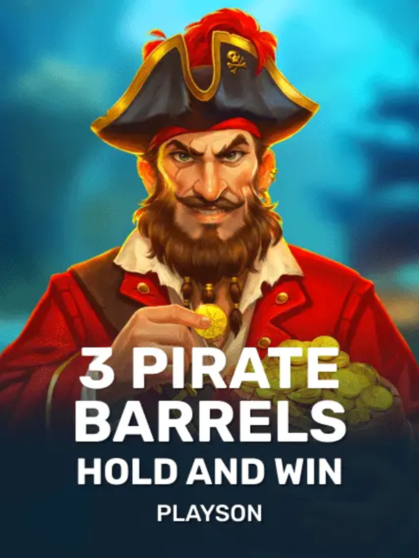 3 Pirate Barrels: Hold and Win - Playson