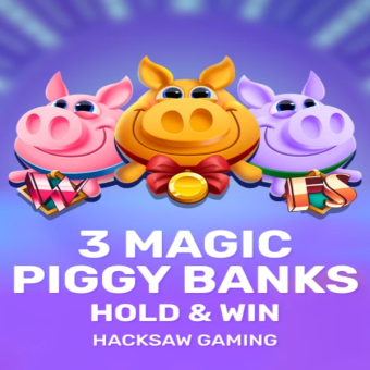 3 Magic Piggy Banks Hold & Win - Hacksaw Gaming