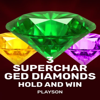 3 Supercharged Diamonds: Hold and Win - Playson