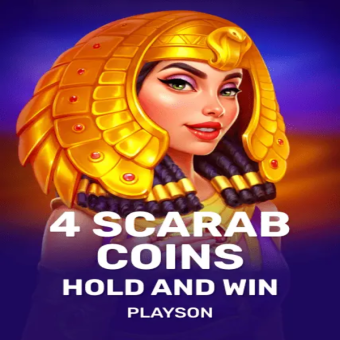 4 Scarab Coins: Hold and Win - Playson