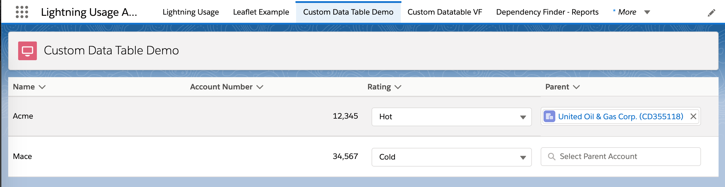 Lookup In Lightning Datatable Lwc