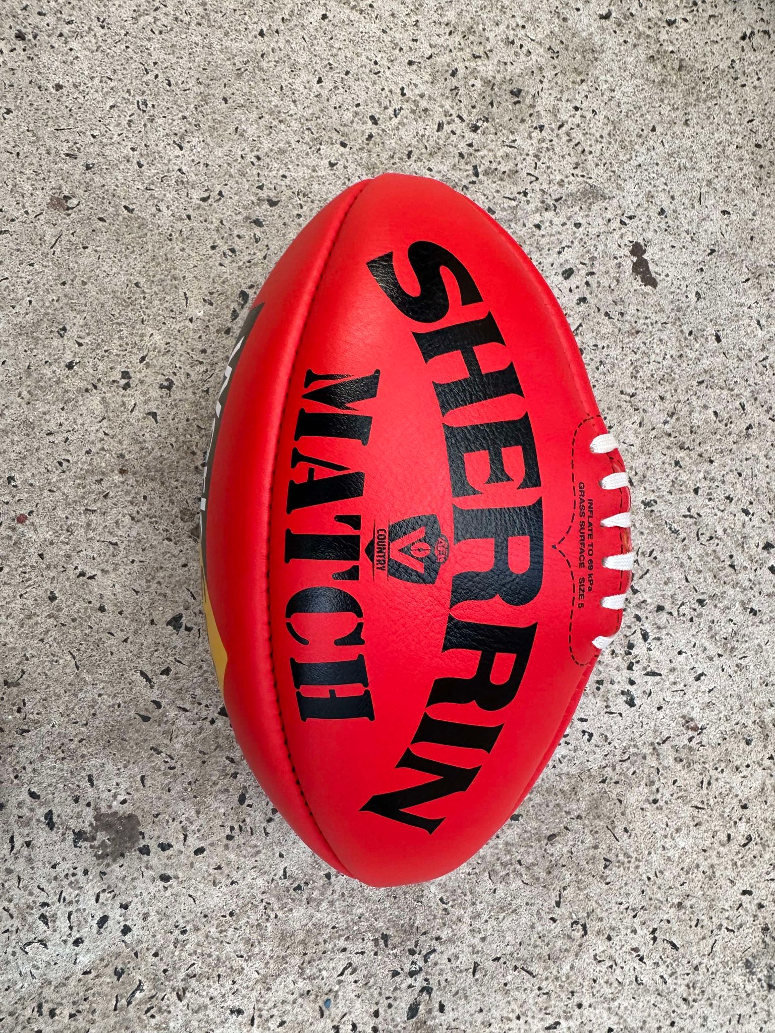 Sherrin Match Size 5 Red