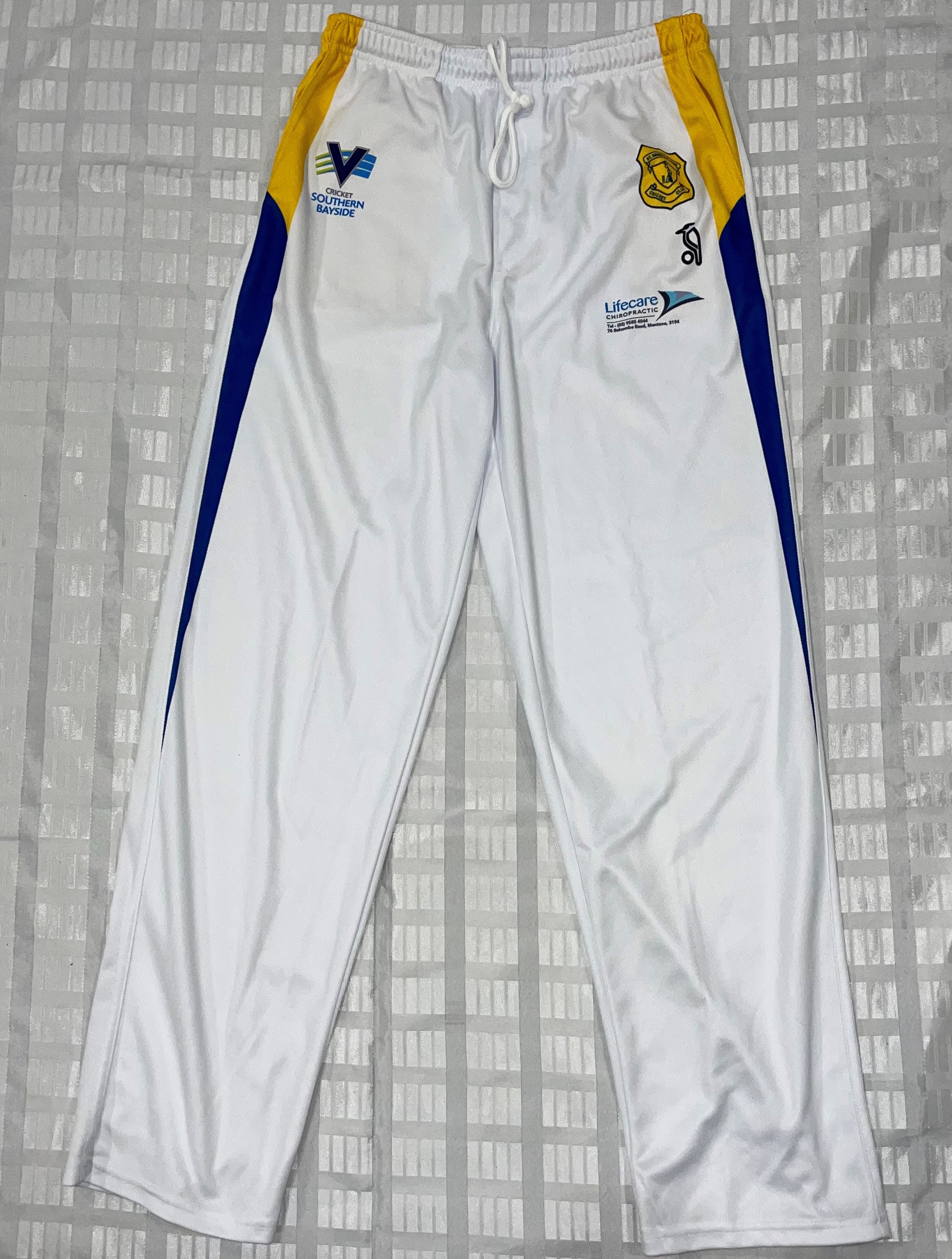 Senior Pants - White Sublimated 