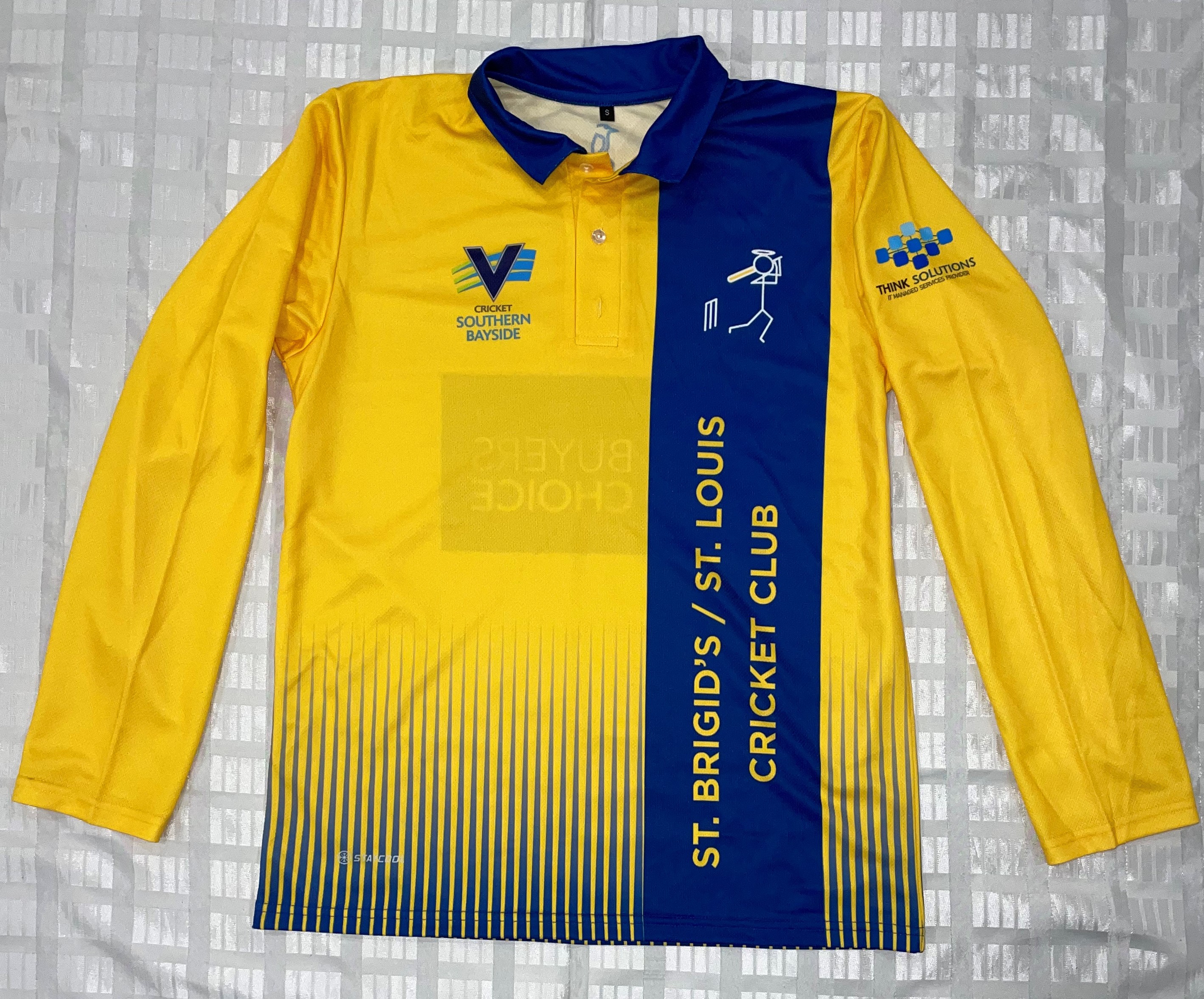 Senior Long Sleeve Polo Shirt - Coloured Sublimated 