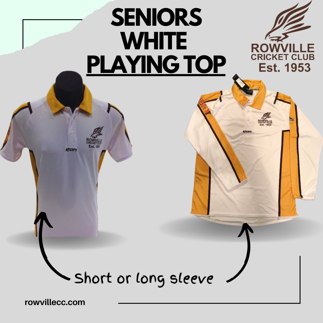 Senior Playing Top - White