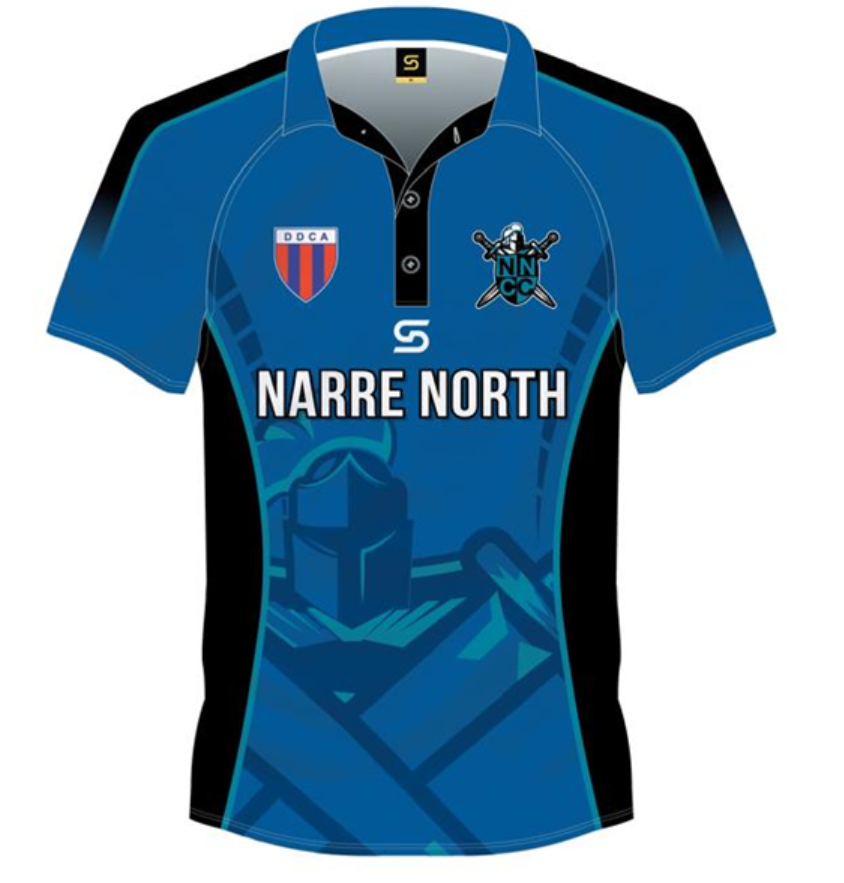 Narre North KNIGHTS One day Shirt Short Sleeve (Seniors and under 16 Only)