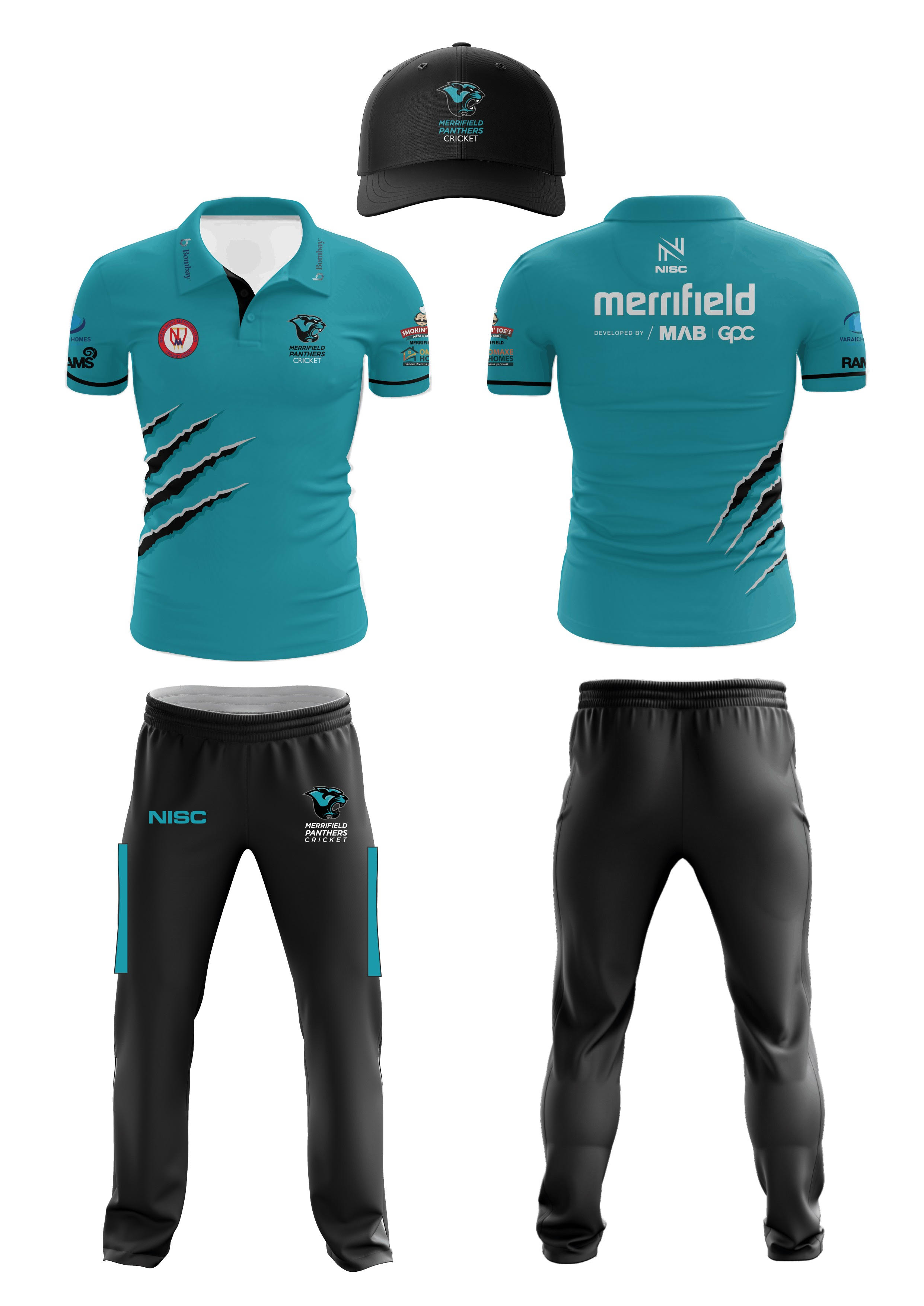 MERRIFIELD PANTHERS ONE DAY BLACK/TEAL