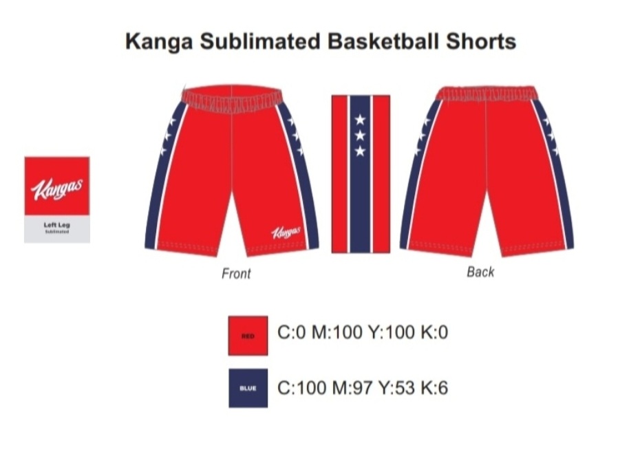 KBC Red shorts