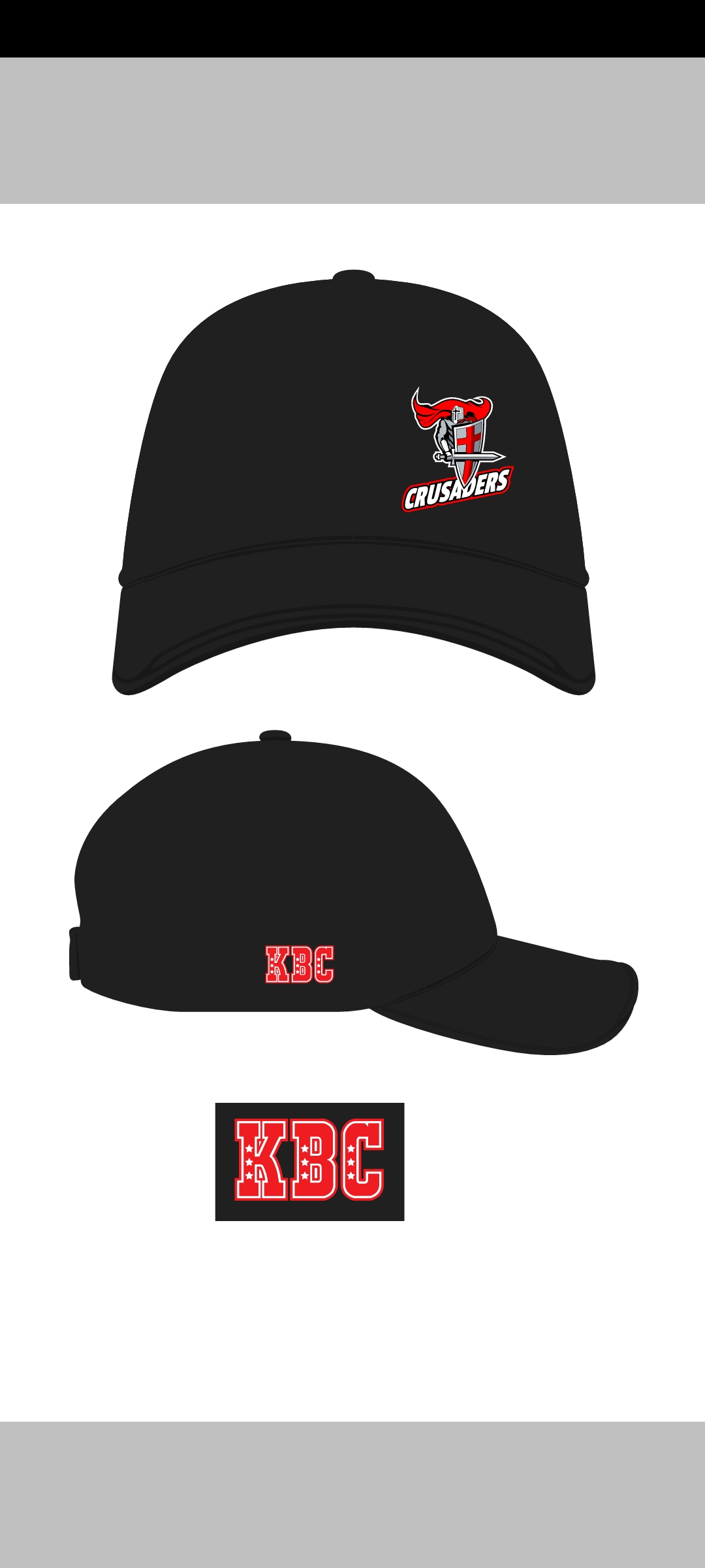 KBC Black Crusaders Cap