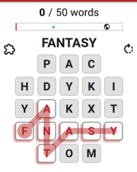 Squaredle screenshot