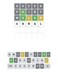 Wordle screenshot
