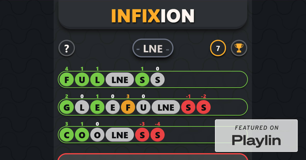 Infixion: Play the Daily Word Game | Playlin