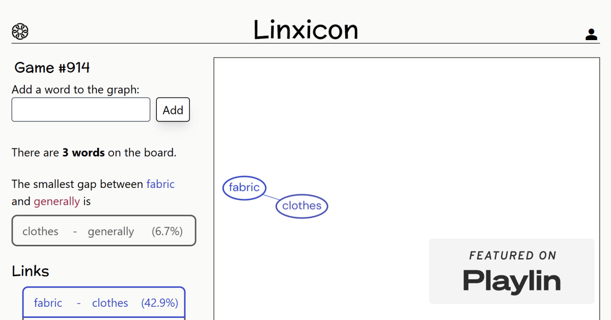 Linxicon: Play the Daily Word Game | Playlin