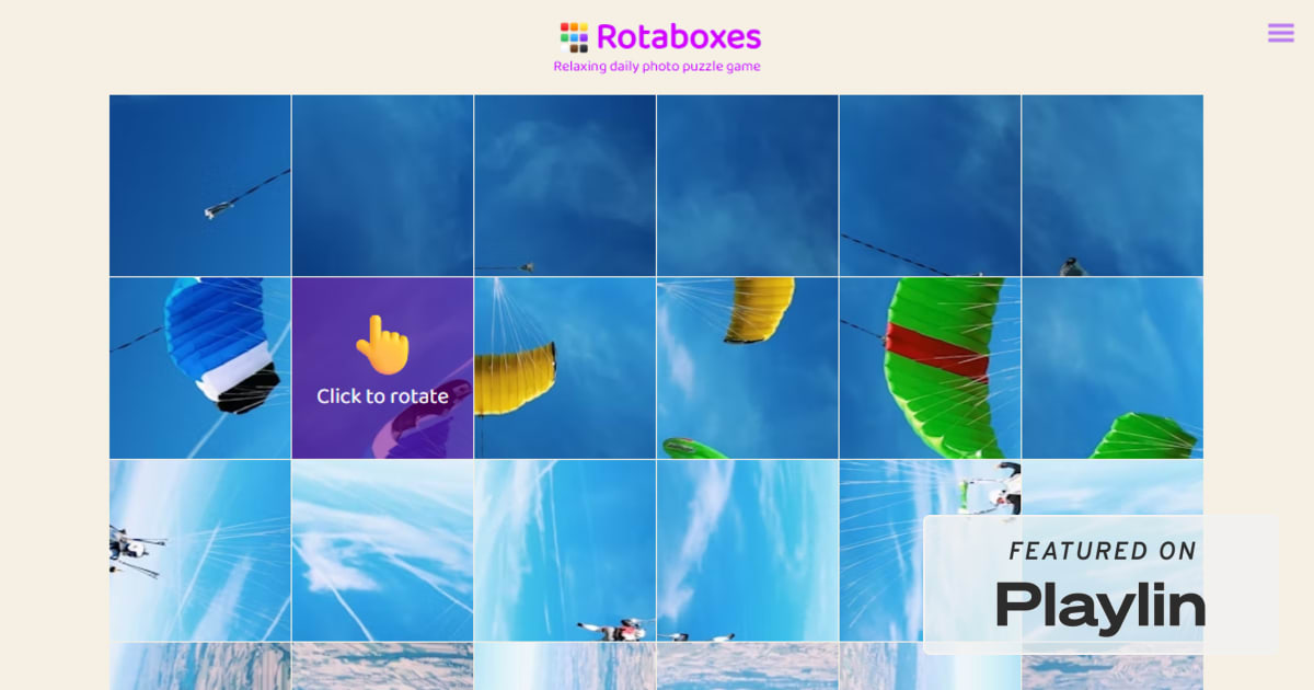 Cronos Rota Boxes Rotaboxes: Play the Daily Visual Game | Playlin