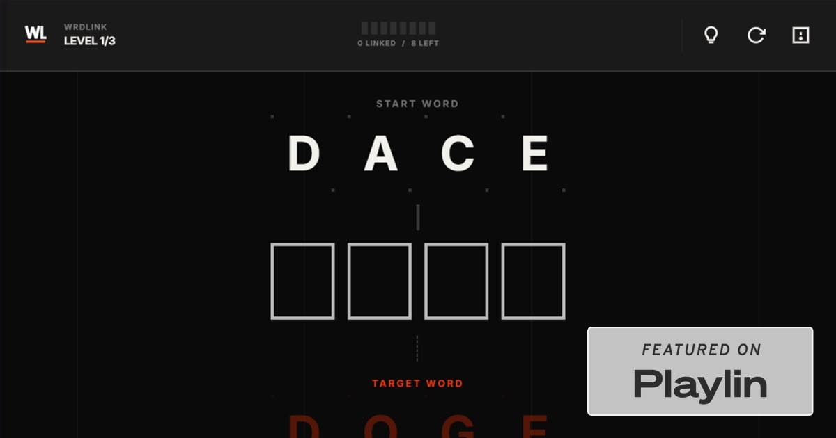 WRD LINK: Play the Daily Word Game | Playlin