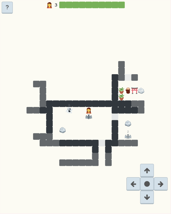 Screenshot of Rogule, a daily arcade-style game