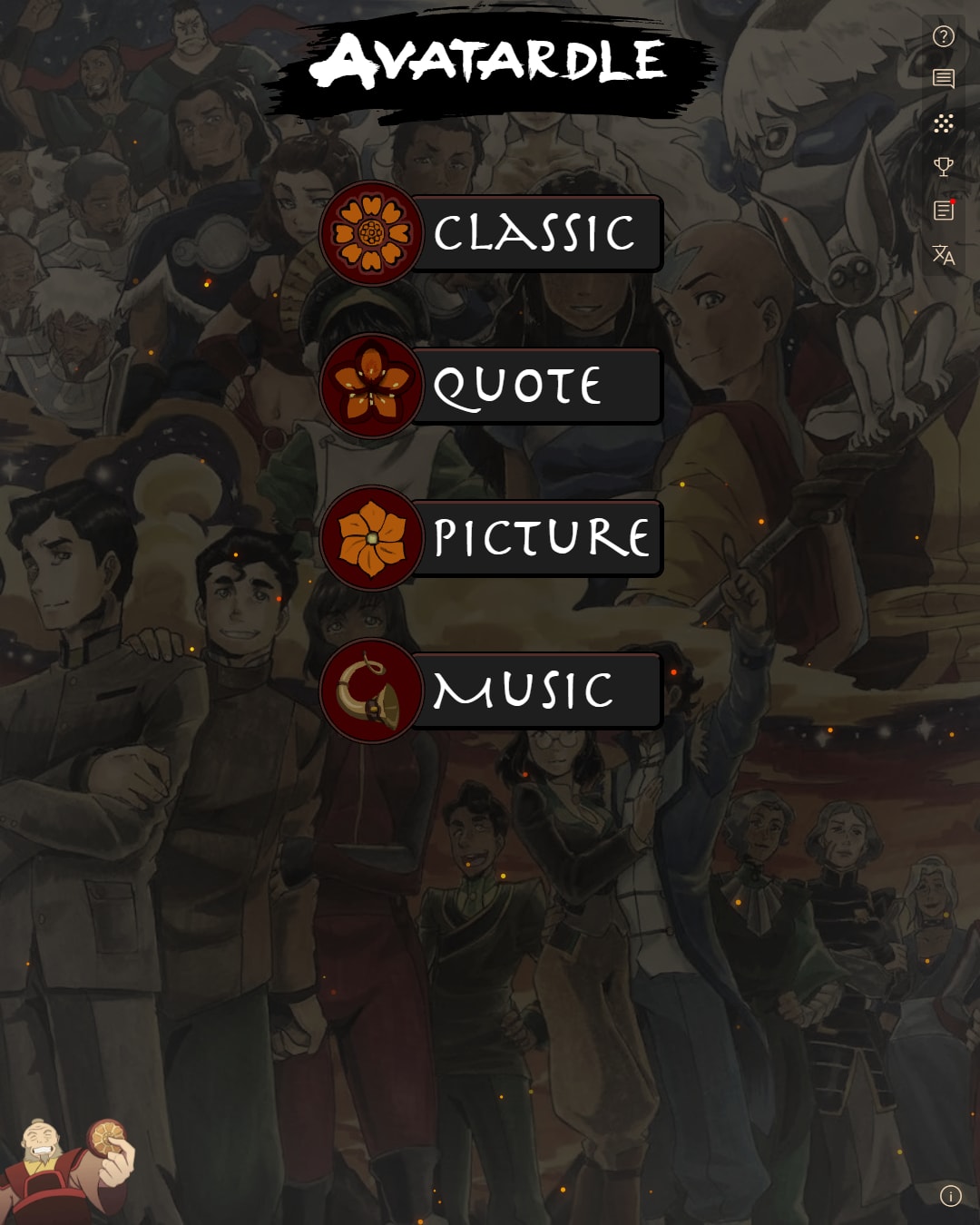 Screenshot of Avatardle
