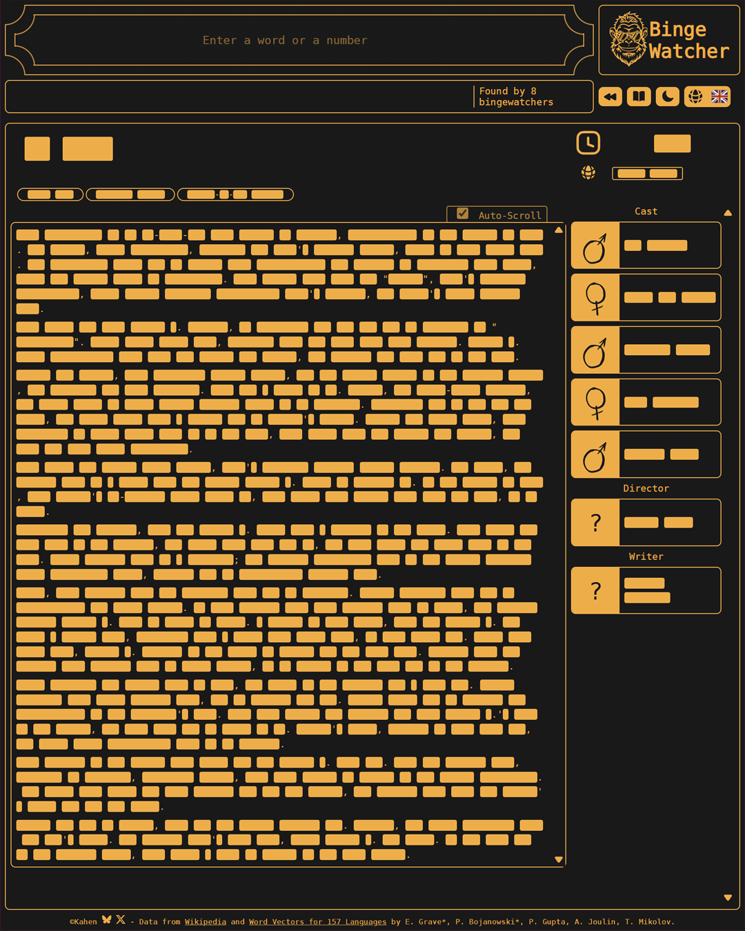 Screenshot of BingeWatcher UK