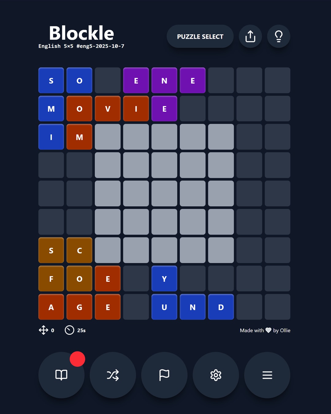 Screenshot of Blockle