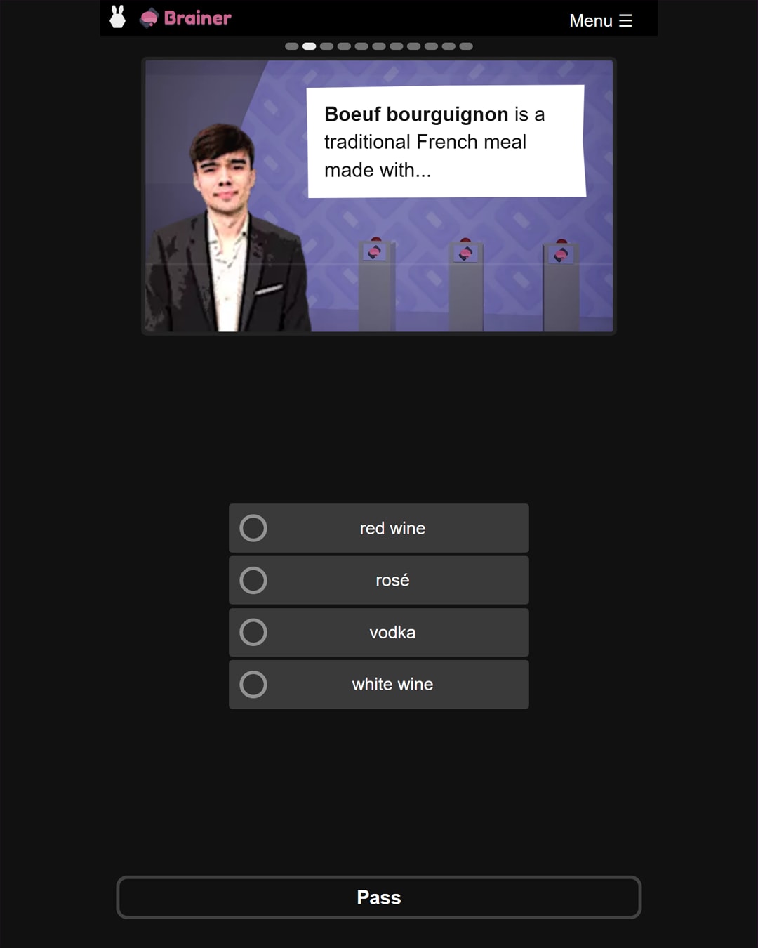 Screenshot of Brainer