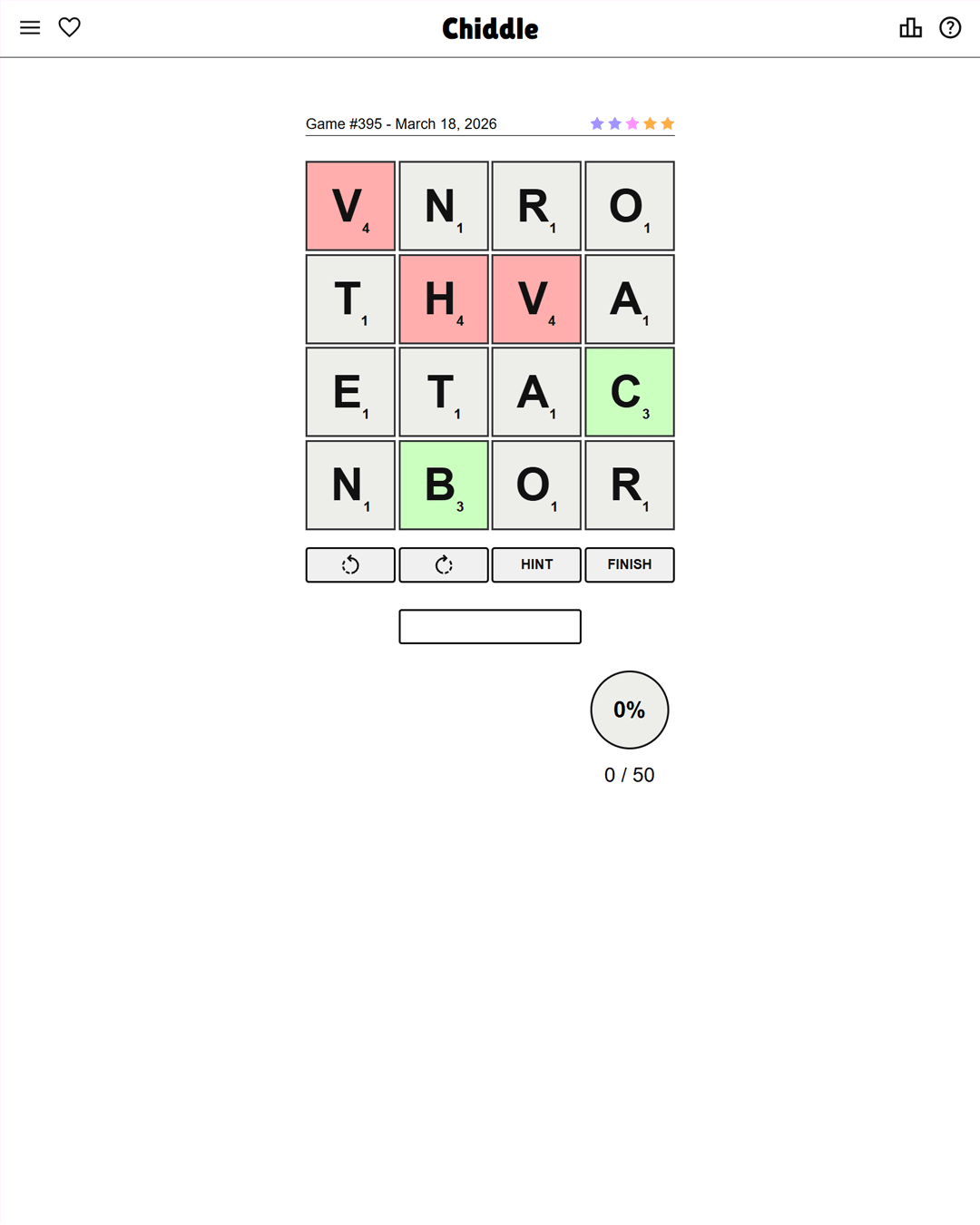 Screenshot of Chiddle