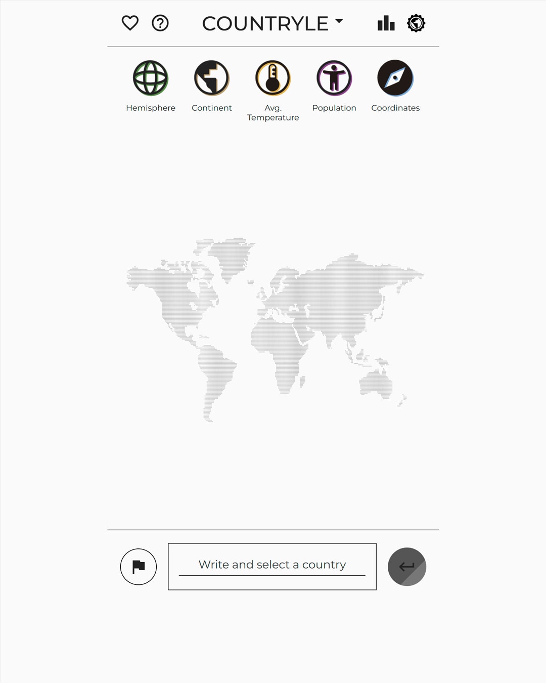 Screenshot of Countryle