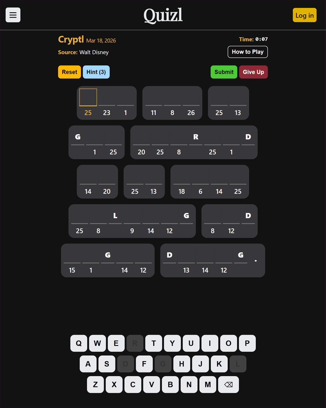 Screenshot of Cryptl