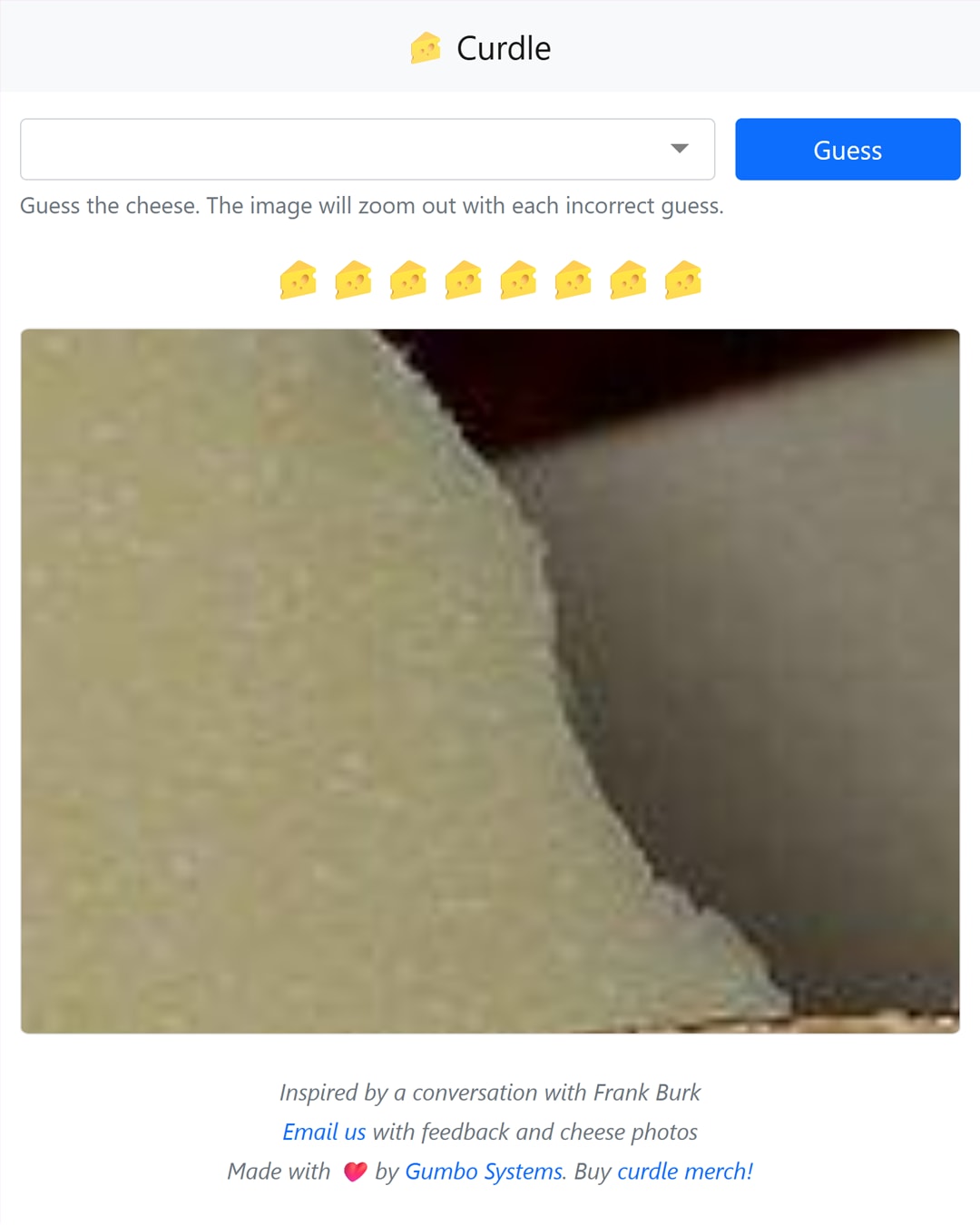 Screenshot of Curdle