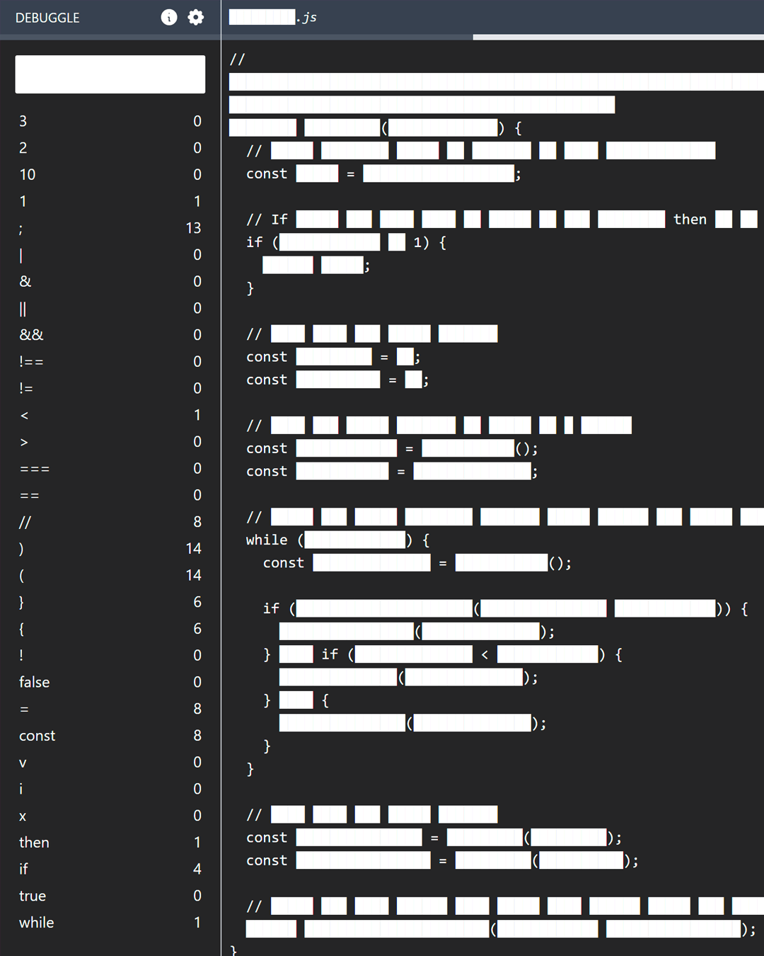 Screenshot of Debuggle