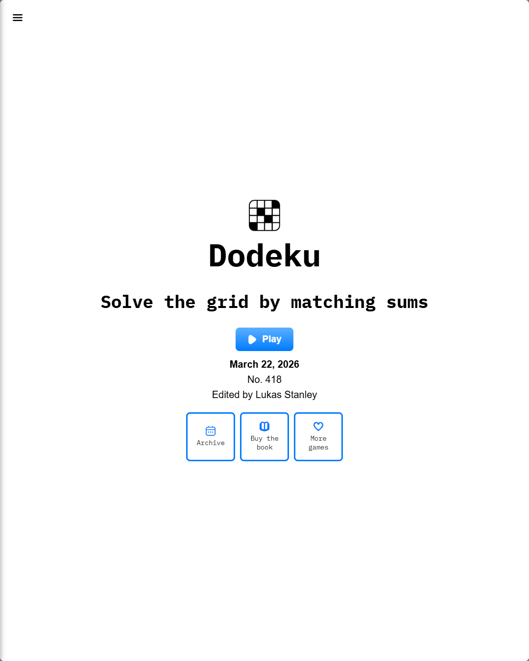 Screenshot of Dodeku
