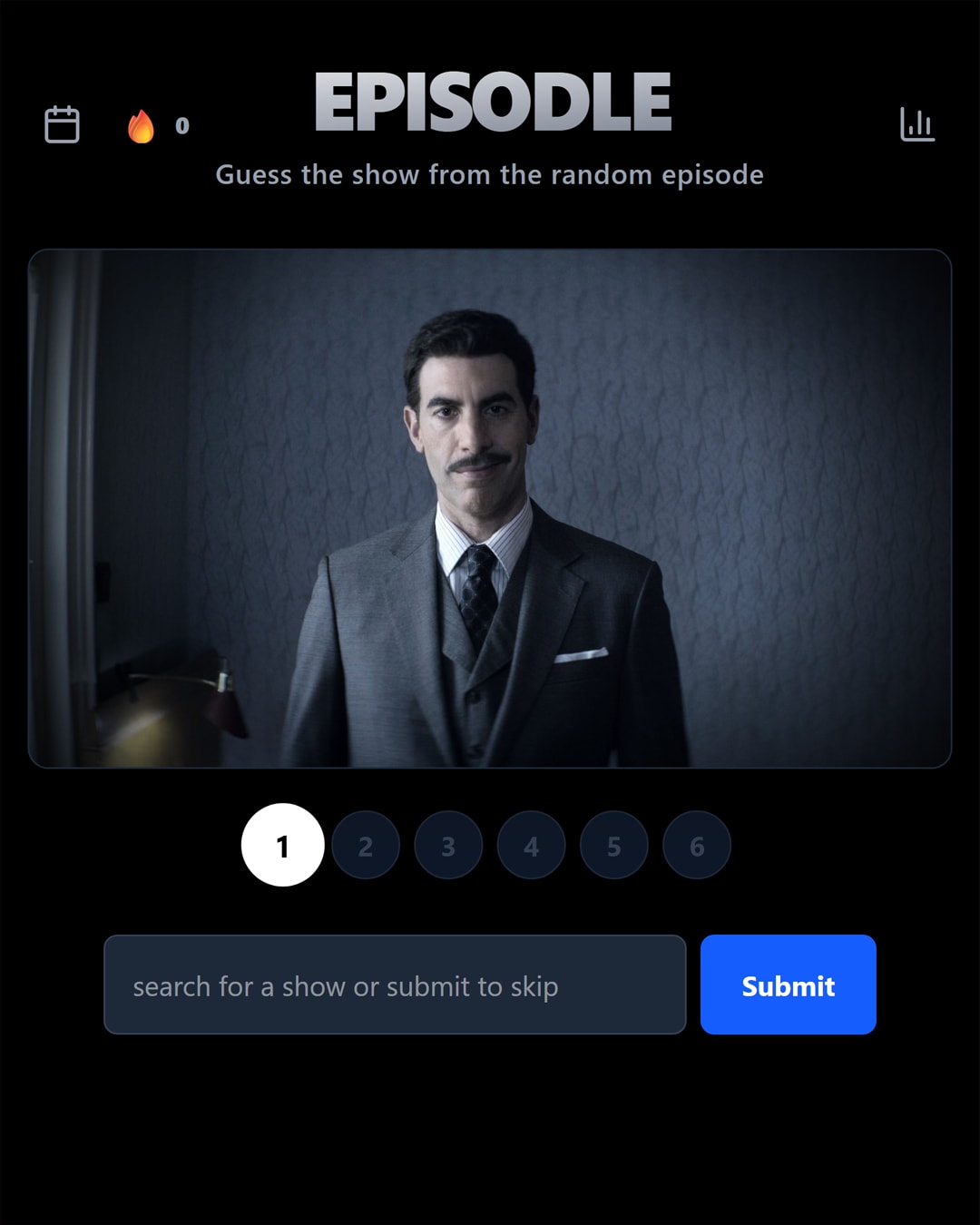 Screenshot of Episodle