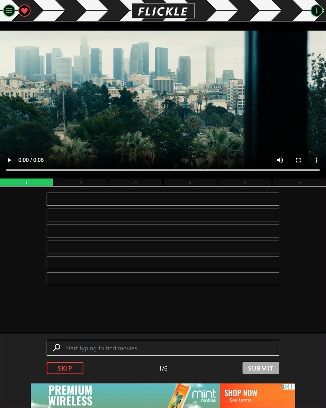 Screenshot of Flickle