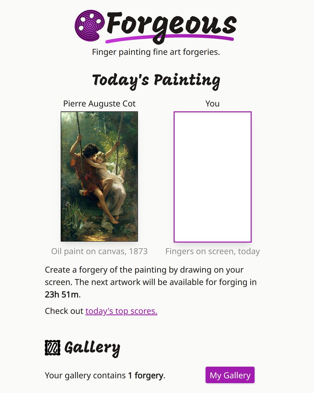 Screenshot of Forgeous