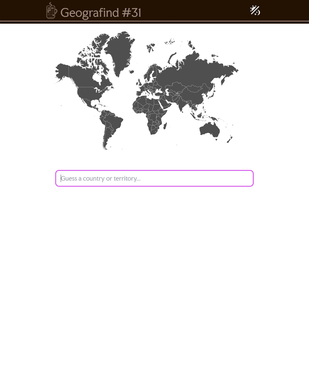 Screenshot of Geografind