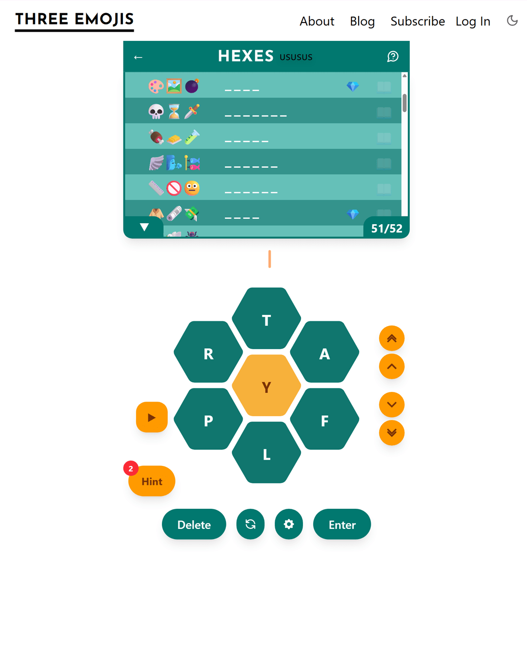 Screenshot of Hexes
